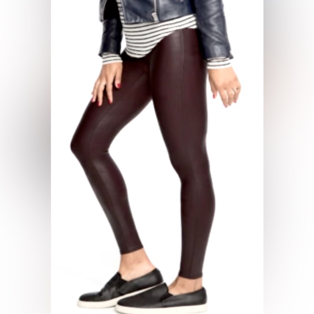 Sz.S-Burgundy- 7 For All Mankind Athletic Leggings